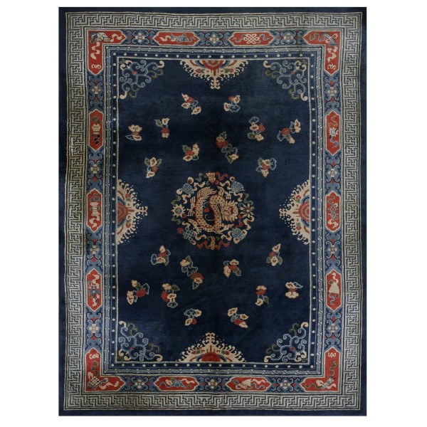 Early 20th Century Chinese Peking Carpet 